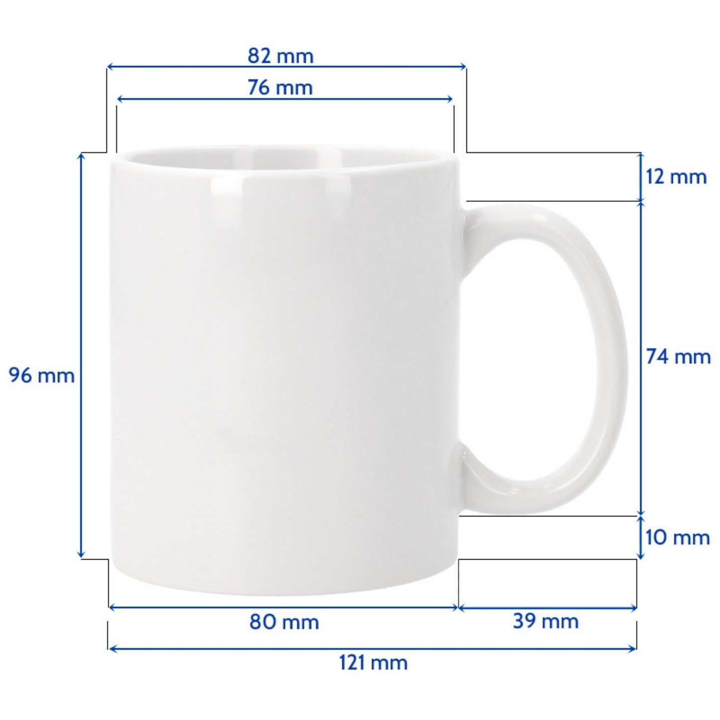 Taza con Flor de Lys Dorada