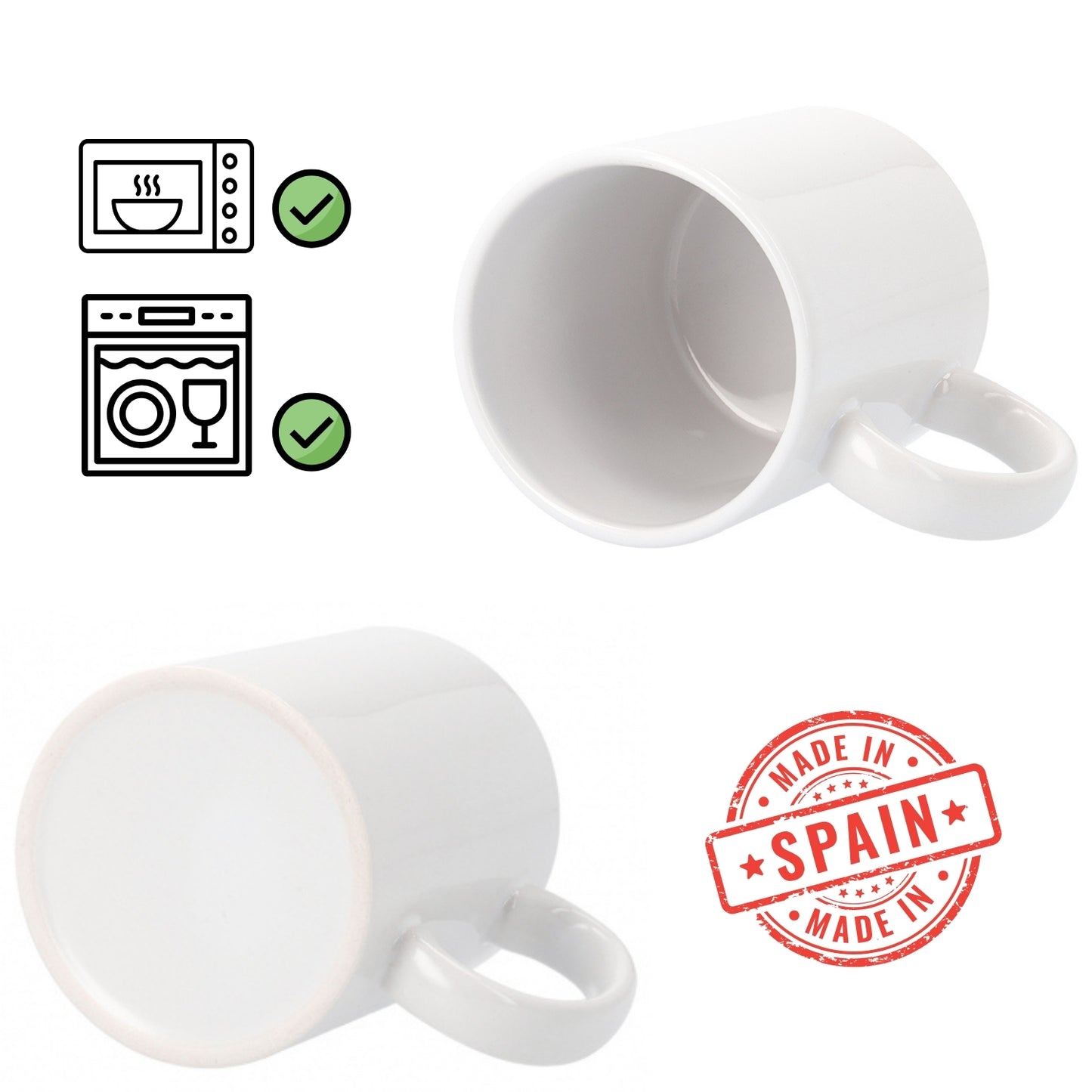 Taza con Flor de Lys Dorada