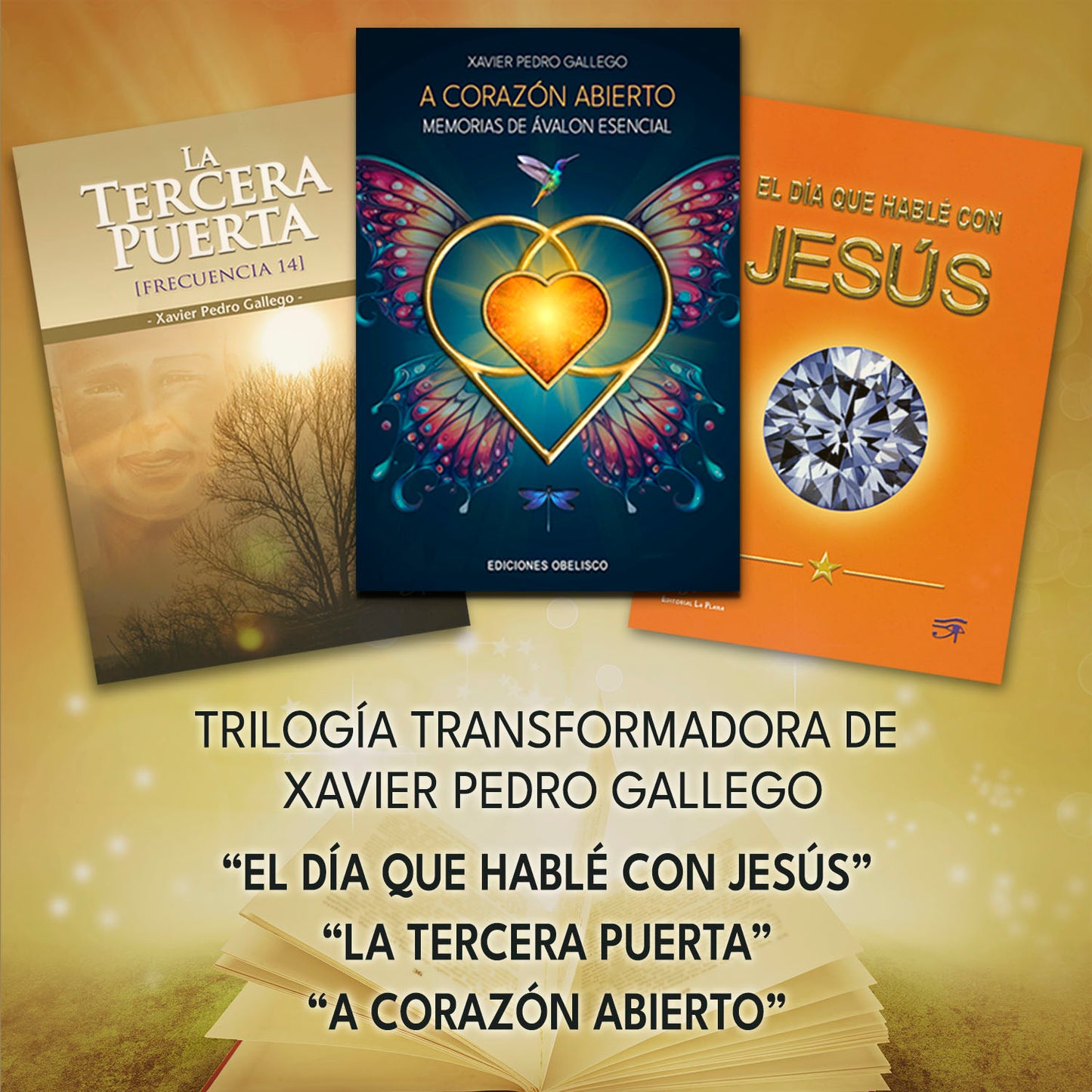Trilogía Transformadora de Xavier Pedro Gallego